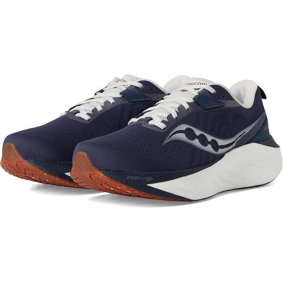 Saucony Mens Triumph 22 Running Sneakers US 10 M EU 44 Blue White Athletic NIB - Picture 2 of 12